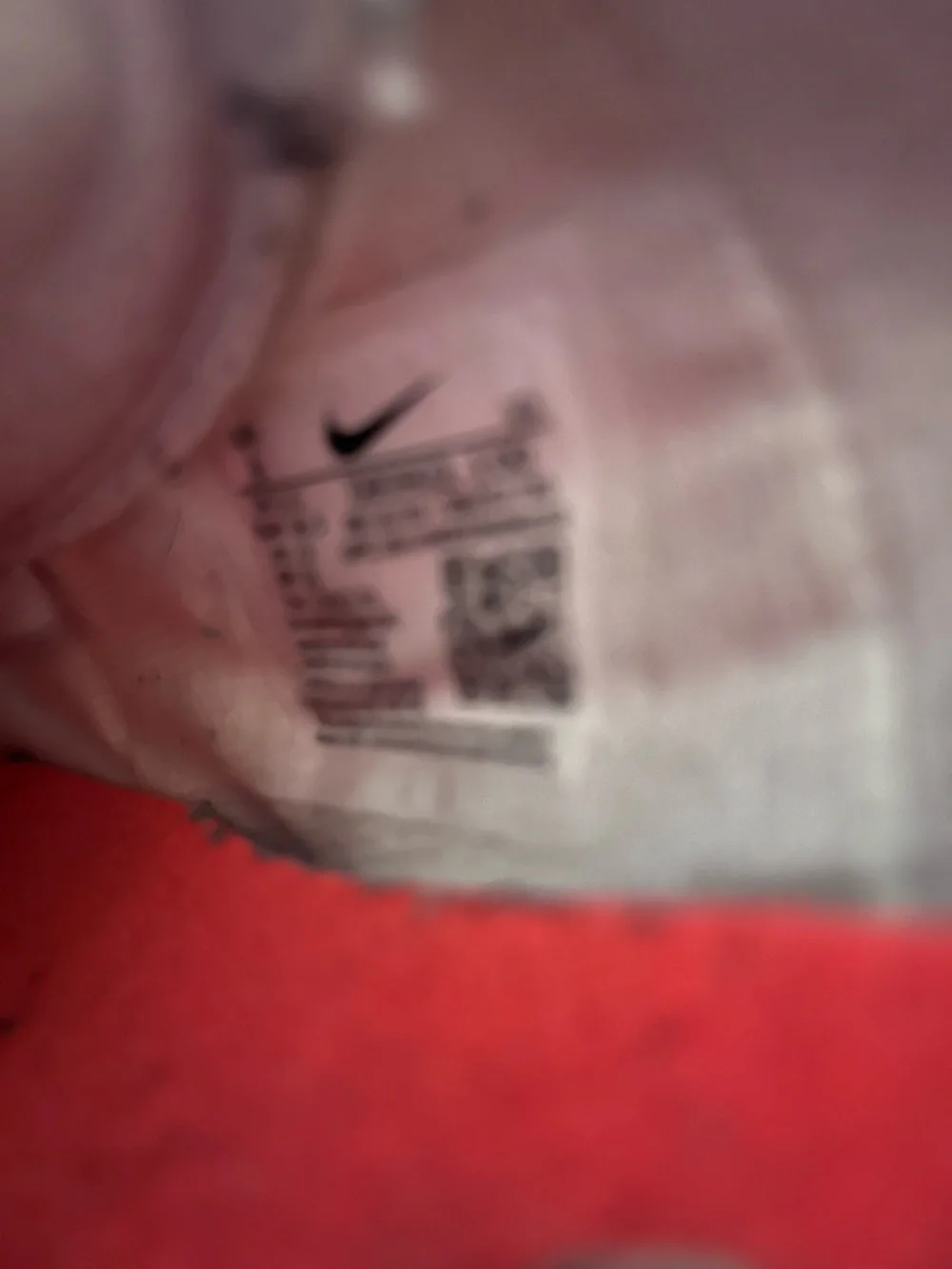 Nike Air Force one White Sneakers with Neon Pink & Dark Teal Swoosh - Picture 6 of 8